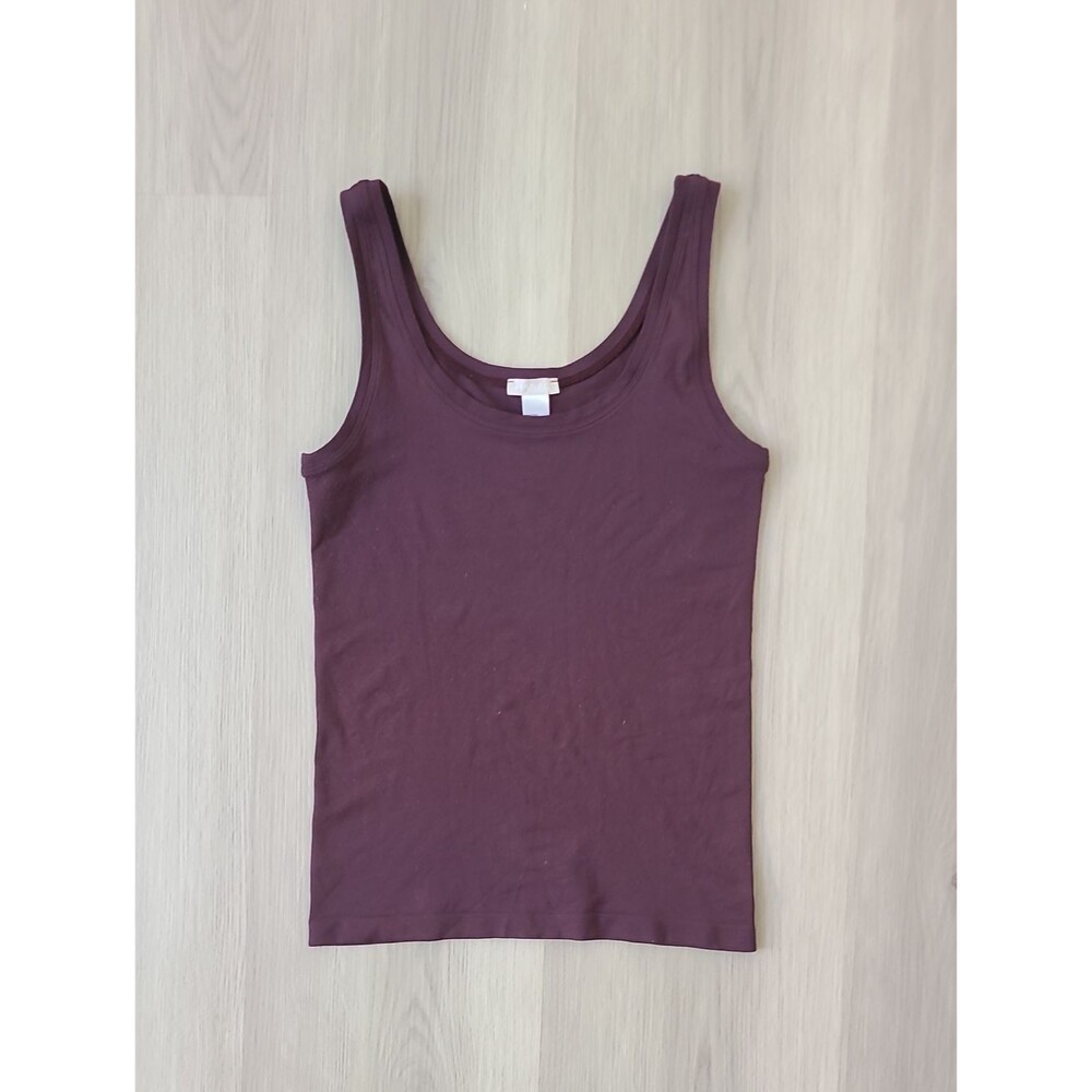 Hanro Touch Feeling Tank Top Purple Plum Large 1814 Comfy Women's Intimates